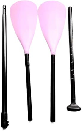 Oshhni Pagaie de Kayak, pagaie de Stand-up Paddle, pagaie de canoë à Double extrémité, pagaie de Bateau pour Sports Nautiques, Accessoires de Navigation, Rose
