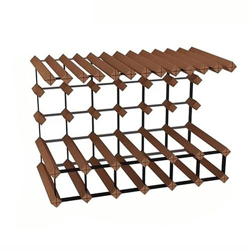 Casier à Vin En Bois Massif Empilable Et Modulaire Pour La Maison étagère à Vin Pour Grands Verres Utilisation Dans La Cuisine Le Garde Manger Le Bar Ou La Cave Range Bouteille Vin 41.5x32x23.5cm