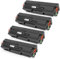MEGOFFICE 106A W1106A Schwarz Toner Kompatibel für HP 106A Toner Kompatibel für HP Laser 107W 107A 107R MFP 135WG 137FWG 135A 135R 135W 137FNW(4 Schwarz)