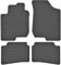 Maßgefertigte Auto Gummimatten, kompatibel mit KIA Pro Ceed I von 2008 bis 2012-4 teilige Gummifußmatten Set, Geruchlos & Abriebfest, Hochwertige Fußmatte Auto Accessoires