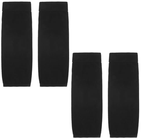 Lot de 2 paires de manchons de compression pour avant-bras - Noir