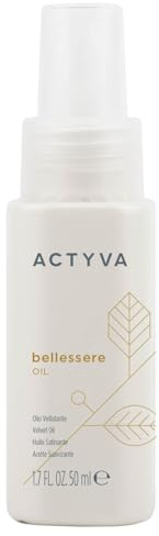 Actyva Bellessere Oil, Öl für alle Haartypen, mit Argan- und Leinen-Ölen, seidiger und Anti-Frizz-Effekt, 50 ml