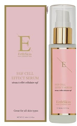ErthSkin EGF Cell Effect Serum, 60ml, Anti-Ageing Facial Treatment, For All Skin Types