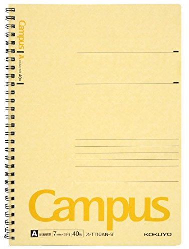 Kokuyo Campus-Bloc notes a righe B5, colore: giallo