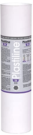 Jacques Herbin 5770T - Plastilin für den Modellbau, 5 kg, zum modelieren, HG70, sehr hart, 1 Dose, Grau