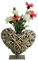 Herz Vase mit Standfuss, Laura, Velvet Affair, klein