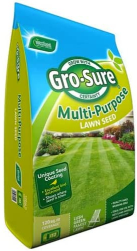 Gro-Sure Multi Purpose Lawn Seed - 120m2