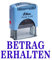 BETRAG ERHALTEN Selbst Farbwerk Stempel Buro stationar Bedrucktes Shiny Stamp