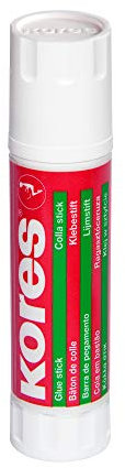 Kores - Glue Stick - Strong Hold White Adhesive Glue, Safe, Non-Toxic - Craft Glue, School Supplies, Aesthetic Stationery, Glue Sticks, Office Supplies, Stick Glue - Pack of 12x 15g