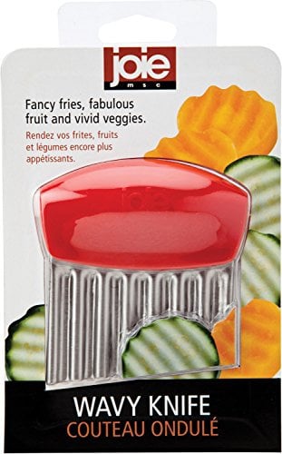 Joie 13444 Crinkle Cutter Cuchillo Ondulado, Plata, Los Colores Pueden Variar, Talla única