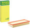 MANN-FILTER C 3498 Filtro dell'aria - per Autovetture + veicoli commeriali