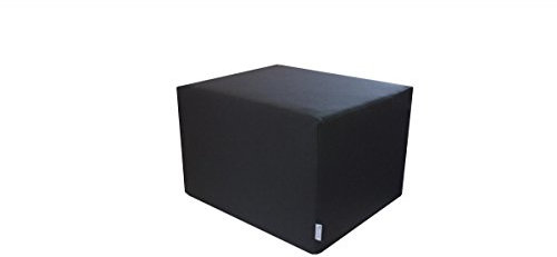 Manufaktur Schaumstoffe Wegerich Stufenlagerungswürfel mit Bezug Baumwolle schwarz