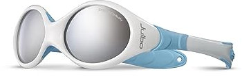 JULBO Unisex Kids LOOPING 1 Sunglasses, Weiß/Blau, One Size