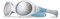JULBO Unisex Kids LOOPING 1 Sunglasses, Weiß/Blau, One Size