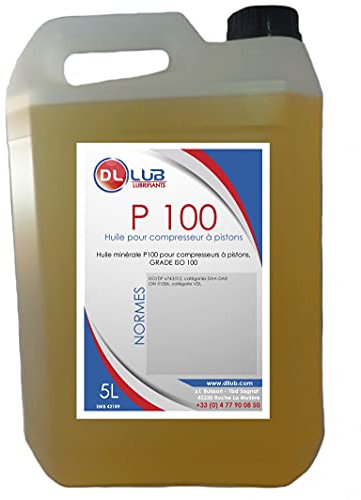 DLLUB - HUILE COMPRESSEUR MINÉRALE P 100-5 litres