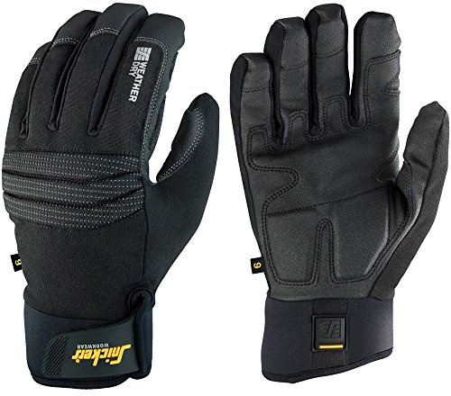 Snickers Wetter Handschuhe Dry Größe 10 in Schwarz, 1 Stück, 95790404010