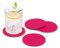 FILU Filzuntersetzer rund 8er Pack einfarbig (Farbe wählbar) pink – Untersetzer aus Filz für Tisch und Bar als Glasuntersetzer/Getränkeuntersetzer für Glas und Gläser