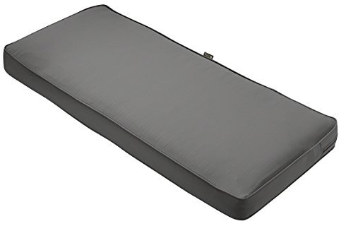CLASSIC ACCESSORIES Montlake FadeSafe Sitzkissen, wasserabweisend, 107,7 x 45,7 x 7,6 cm, helles Anthrazit, Terrassen-Loveseat Kissen