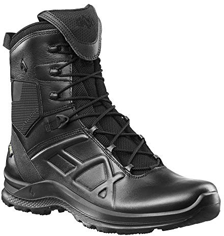 Haix Black Eagle Tactical 2.0 GTX high/Black Praktische Einsatzschuhe: Bequeme Lederstiefel für Beruf und Freizeit. 45