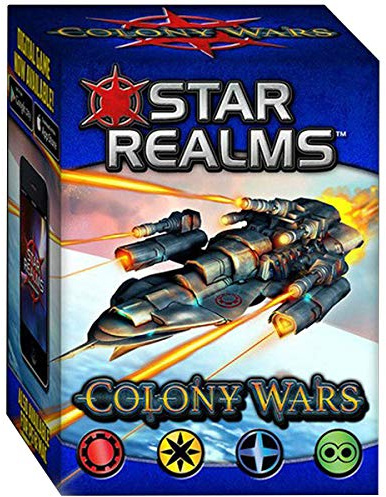 IELLO Star Realms - Koloniekriege: Kartenspiel - Tragbar - Weltraum - Krieg Spiele - Klassisch - Braun und Beige - 2 Spieler - Ab 18 Jahren - 2015 - 1 stück - German