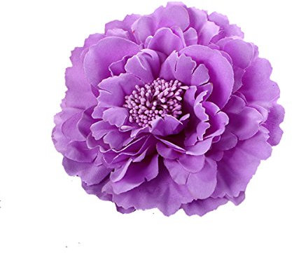 ZUMUii Butterme Mehrfarbiges Tuch Blumen Blütenblatt Clip Schleife Haarspangen Zubehör Alligator Clip Girls Headwear Kopfbedeckung Blume Schleife Haarclip (Hellviolett)