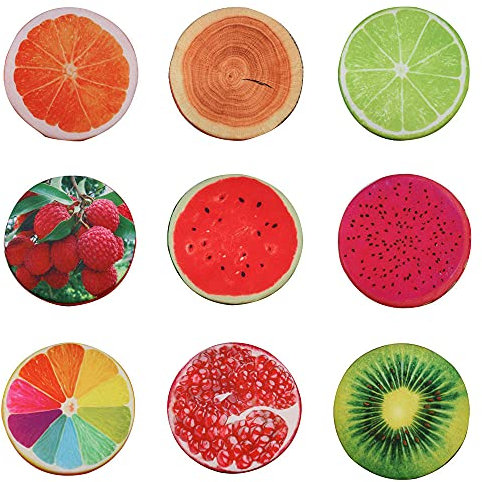 Sharplace 3D Frucht Obst Stuhl Stuhl Deko Stuhlauflage, Lemon