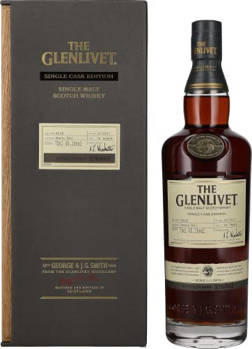 The Glenlivet 14 Years Old SINGLE CASK EDITION Sherry Butt 2017 60,1% Vol. 0,7l in Geschenkbox