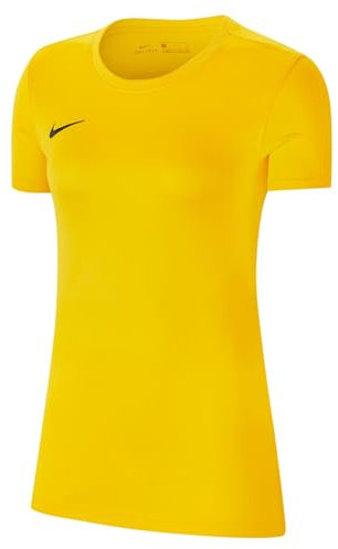 Nike Women's Park VII Jersey Short Sleeve, Maglia Maniche Corte Donna, Giallo, S
