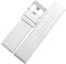 30mm Uhrenarmband Männer Uhrenarmband Armband aus echtem Leder Armband 22-30mm Litschi-Korn für Diesel-Uhrenarmband Weiche Uhr Gürtel Weiß Silber Schnalle,28mm