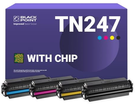 BLACK POINT Premium Toner Kompatibel zu TN-247BK TN247 TN-247 TN-243 TN243 TN247BK TN243BK Schwarz für Brother MFC-l3750cdw DCP-L3510CDW DCP-L3550CDW MFC-L3730CDN MFC-L3770CDW HL-L3210CW HL-L3270CDW