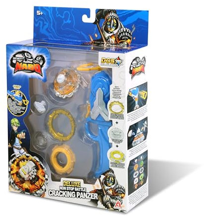 INFINITY NADO Toupie Jouet Enfant 5 6 7 8 9 10 11 12 Ans Garcon Fille Cadeau,Non-Stop Battle Deluxe-Cracking Panzer