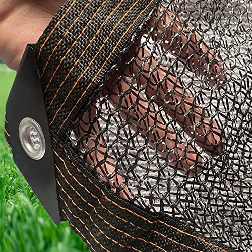 kufu01 Rete Ombreggiante Protezione Solare,Rete Telo Ombra per Privacy a 4 Pin Nero,Tessuto Ombra al 50%,Telo Frangivista Antivento,con Occhielli,per Piante Balcone Giardino Serra (2x3m/6.6x9.8ft)