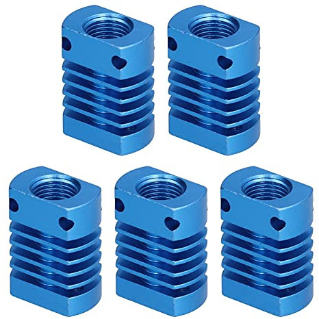 Printer Head Heat Dissipation, Aluminum Alloy 3D Printer Heat Sink Radiator 3D Printing Accessories for CR‑10 Series and for Ender‑3 3D Printers