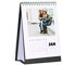 Benutzerdefinierter Fotokalender Personalisierter 2024 2025 2026 2027 Bilderkalender (Schwarz)