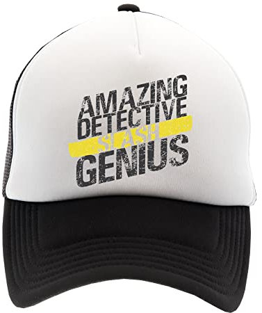 Hopestly Amazing Detective Slash Genius Distressed Kappe Baseball Unisex Herren Damen Erwachsene Einstellbar Cap Unisex Men's Women's
