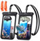 UNBREAKcable Große wasserdichte Handyhülle - [2 Stück] IPX8 wasserdichte Handytasche, 9,0 Zoll Waterproof Phone Case für iPhone 15 Pro Max, 14/13/12/11/XR/XS, Samsung S23/S22 - mit Notfallpfeifen