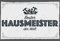 mrdeco Metall Schild 20x30cm gewölbt Bester Hausmeister der Welt Deko Blechschild Tin Sign