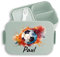 Kinder Bento Box Midi für Mepal Bentobox - Fußball - Brotbox Fussball Jungs Lunchbox Fußballer Jungen Vesperdose Schule I - 900 ml - Sage Grün - brotzeitdose kindergarten junge