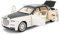 TGRCM-CZ 1:24 Rolls-Royce Phantom Modell Auto, Zink Legierung Pull Back Spielzeug Diecast Spielzeug Autos mit Ton und Licht für Kinder Jungen Mädchen Geschenk (weiß)