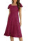 Berylove Partykleid Damen Glitzer Abendkleid Damen Elegant Evening Dress Festliches Kleid Ballkleider Damen Lang Konfirmationskleid BLS005 Rose L