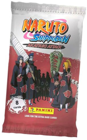 Panini Naruto Shippuden Karten - Akatsuki Attack Trading Cards (2024) - Sammelkarten - 1 Booster