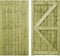 Wooden Featheredge Garden Gate Pedestrian Gate Wooden Pressure Treated 6ft 180cm, garden gates wooden, (180cm High x 120cm Wide x 6cm Deep)