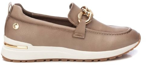 XTI - Mocasines Mujer Beige - Calzado Cómodo y Versátil - Moda Casual - Modelo 14337303 (Talla 39)