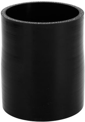 X AUTOHAUX 1 manguera refrigerante universal de silicona negra de 76 mm a 80 mm de diámetro interior de 100 mm de longitud de 0 grados, color negro