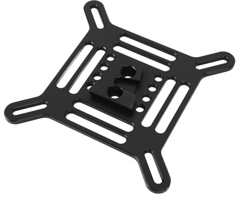 Multifunctional Vesa Adapter Plate 75x75mm 100x100mm, Compatible with Camera Cage, Tripod and Monitor, Strong Aluminum Built for Professional Content Creation