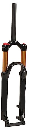 Yctze Forcella Ammortizzata per Bici da 26 Pollici con Blocco Sterzo Dritto Forcella da Montagna D Forcella Ammortizzata Leggera per Mountain con Blocco Manuale Corsa per Ciclismo