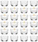 24 PCS Portavelas de Té, Portavelas de Cristal 4,5 cm de Diámetro, para Decoración de Mesa en Casa, para Bodas, Velas Decorativas