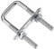 MACHSWON Square U-Bolt,4 Set Carton Steel M6 U Bolts 20mm(3/4) Inner Width 50mm Length with Nuts and Frame Plate for Automobiles Boat Trailer