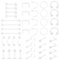 Tucnoeu 44pcs Plastik Piercing für OP Retainers Set Acryl Nasenring, Unterlippen Piercing für Nasen-, Augenbrauen-, Lippen- und Bauchnabelpiercings