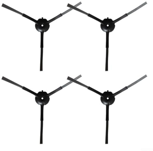 Lot de 4/10 brosses latérales pour Ultenic T10 pour aspirateur robot Elite Nettoyage efficace des coins et des bords (lot de 4)